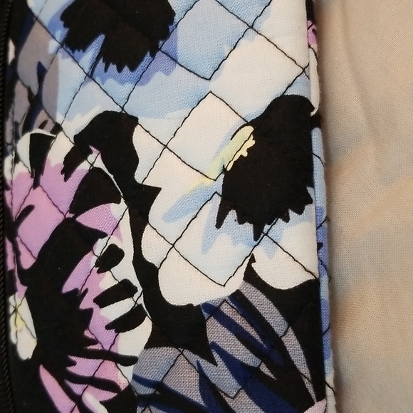 Vera Bradley Plum Pansies RFID Wristlet - Picture 5 of 5